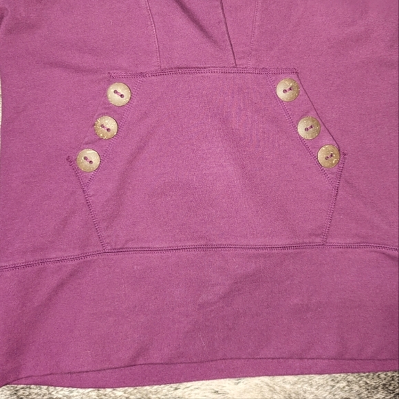 Neon Buddha Button Sweater Purple Women's Small - Picture 4 of 5